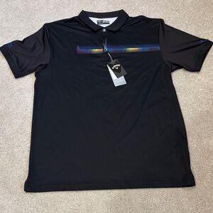 Callaway Men's Polo Shirt with Rainbow Accent